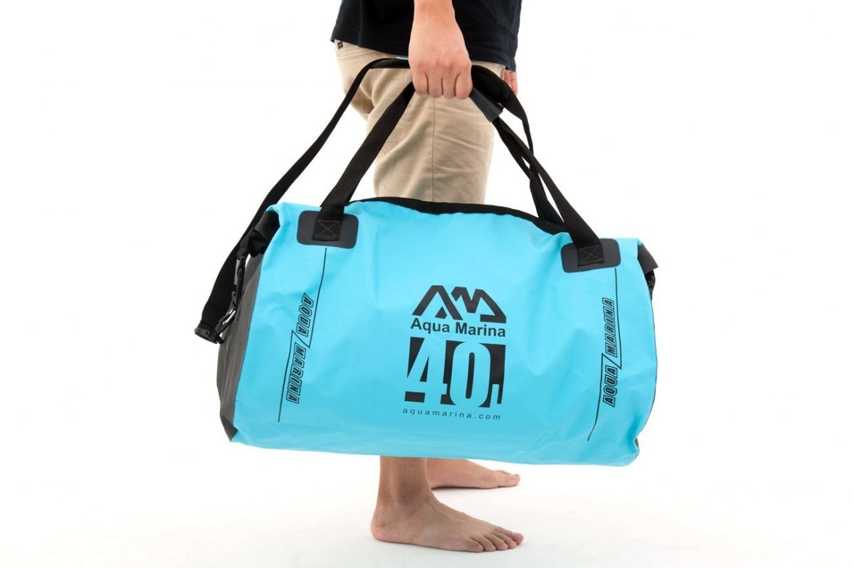 Wodoodporna torba na ramię 40l szary Wodoodporna torba na ramię 40l szary